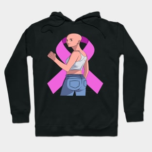 Breast Cancer Fighter Pink Ribbon Hoodie